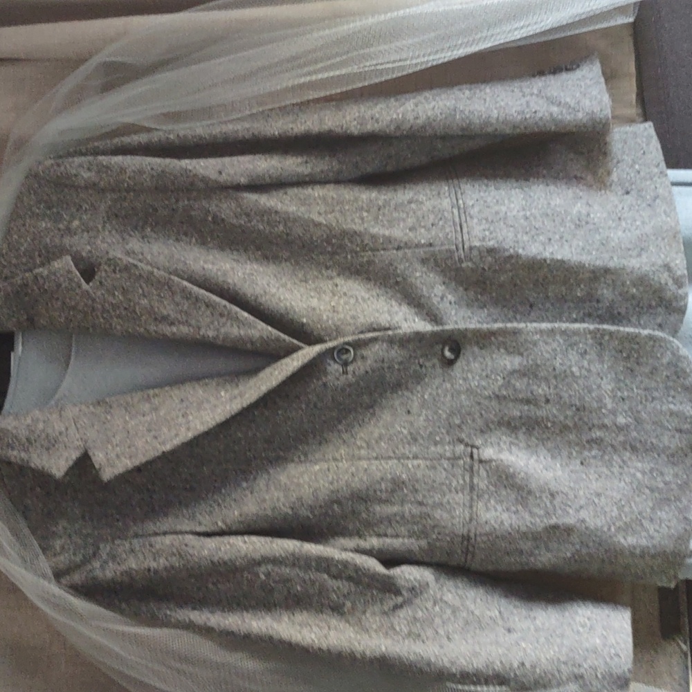 Pendleton Gray Blazer Jacket 100% Virgin Wool 8 V… - image 4